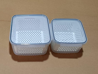 Kitchen Food Storage Containers Set (Pack of 2).